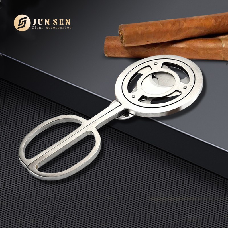 Supplier Windmill 3-Blade Round Cigar Scissors in Black