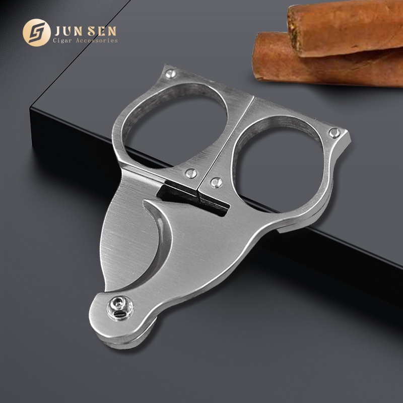 Custom Creative Detachable Cigar Scissor With a Cigar Stand