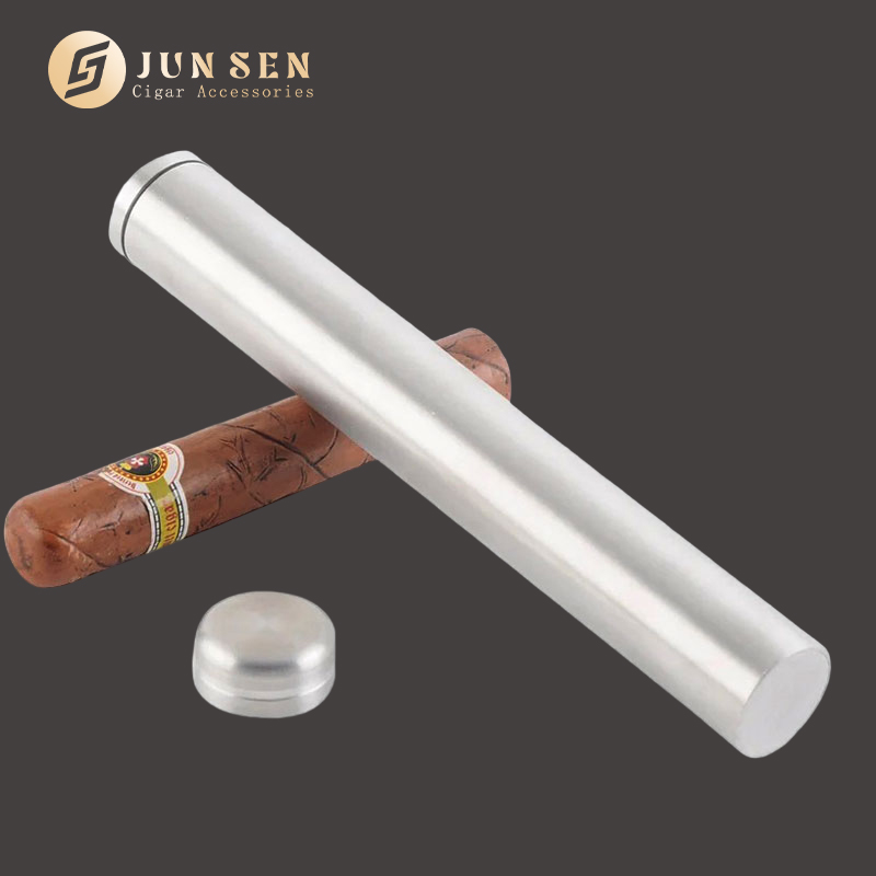 Premium Stainless Steel Cigar Tube – Portable & Stylish