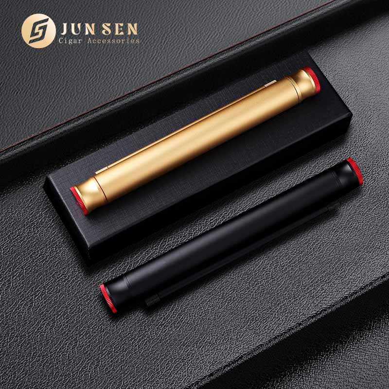 Luxury Single Cigar Tube with Box Packaging – Ideal for Gift