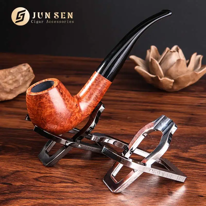 Durable Zinc Alloy Tobacco Pipe Stand for Pipe Enthusiasts